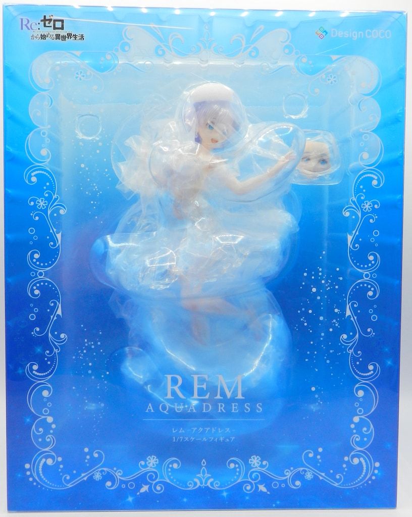 レム アクアドレス フィギュア DesignCOCO 1/7 フィギュア Amazon | Re:ゼロから始める異世界生活 像 PVC 1/7 レム アクアドレス
