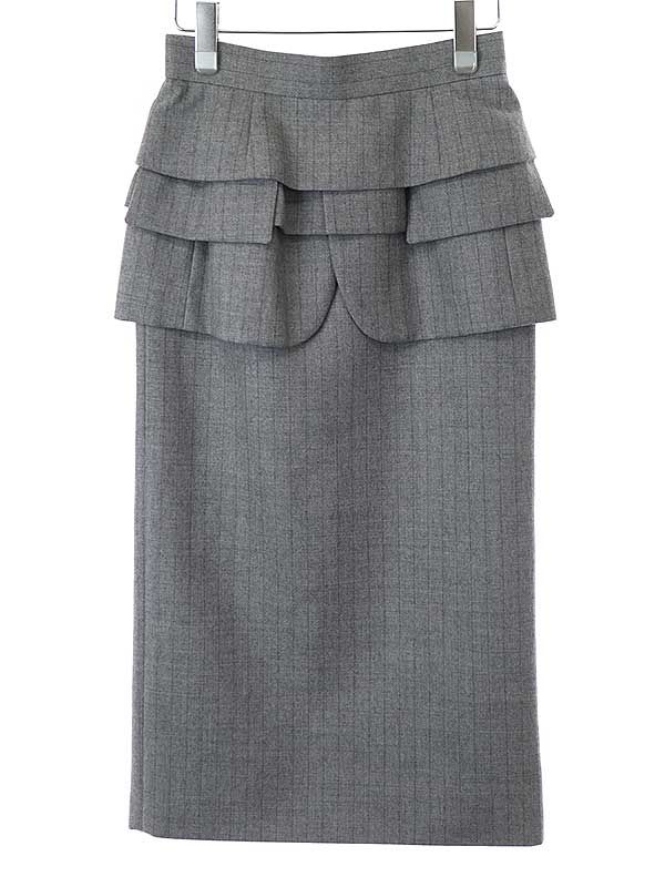SACAI 23AW CHALK STRIPE SKIRT 23-06991