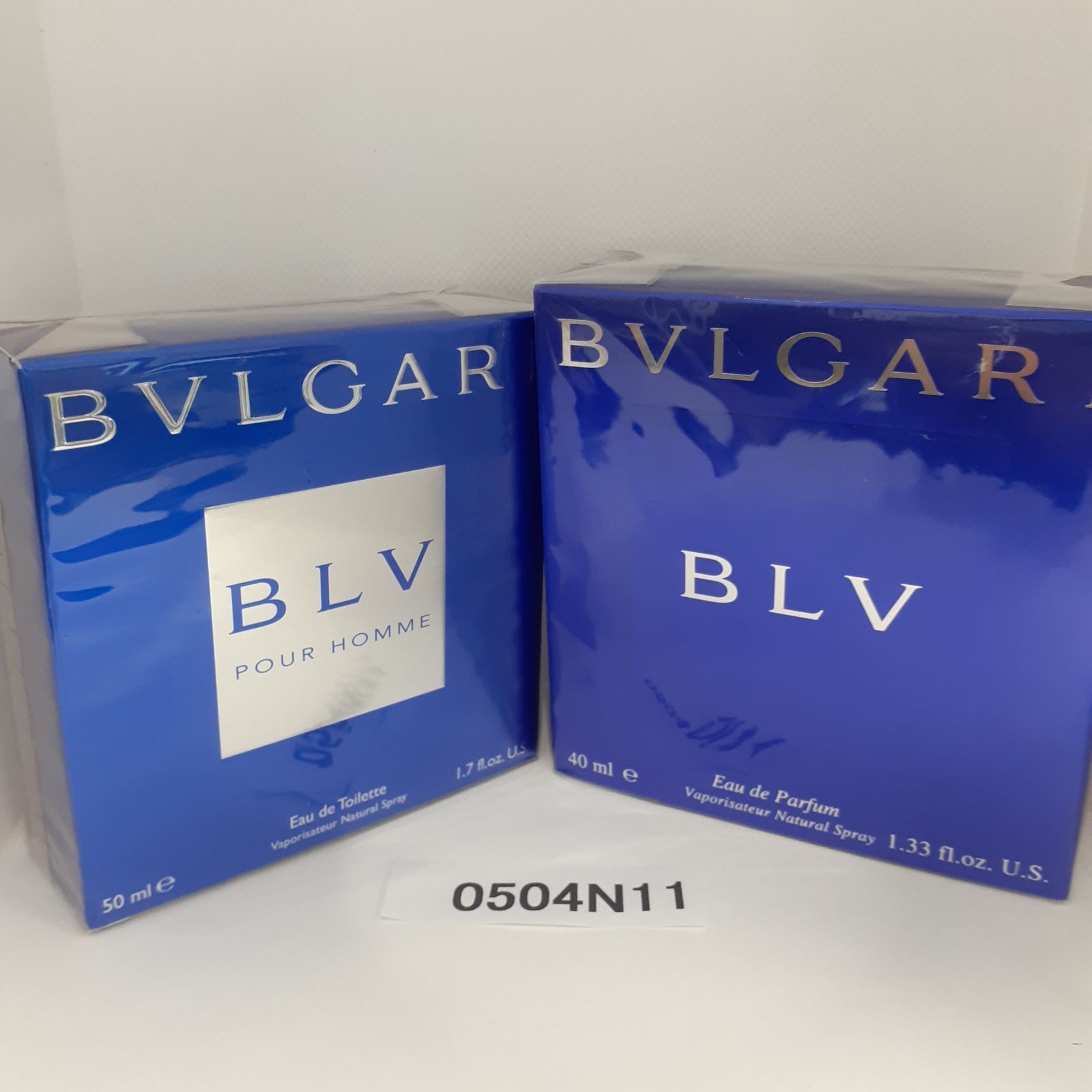 0504Ｎ11 2点セット ブルガリ ブルーオード パルファム40ml ブループールオムオードトワレ50ml