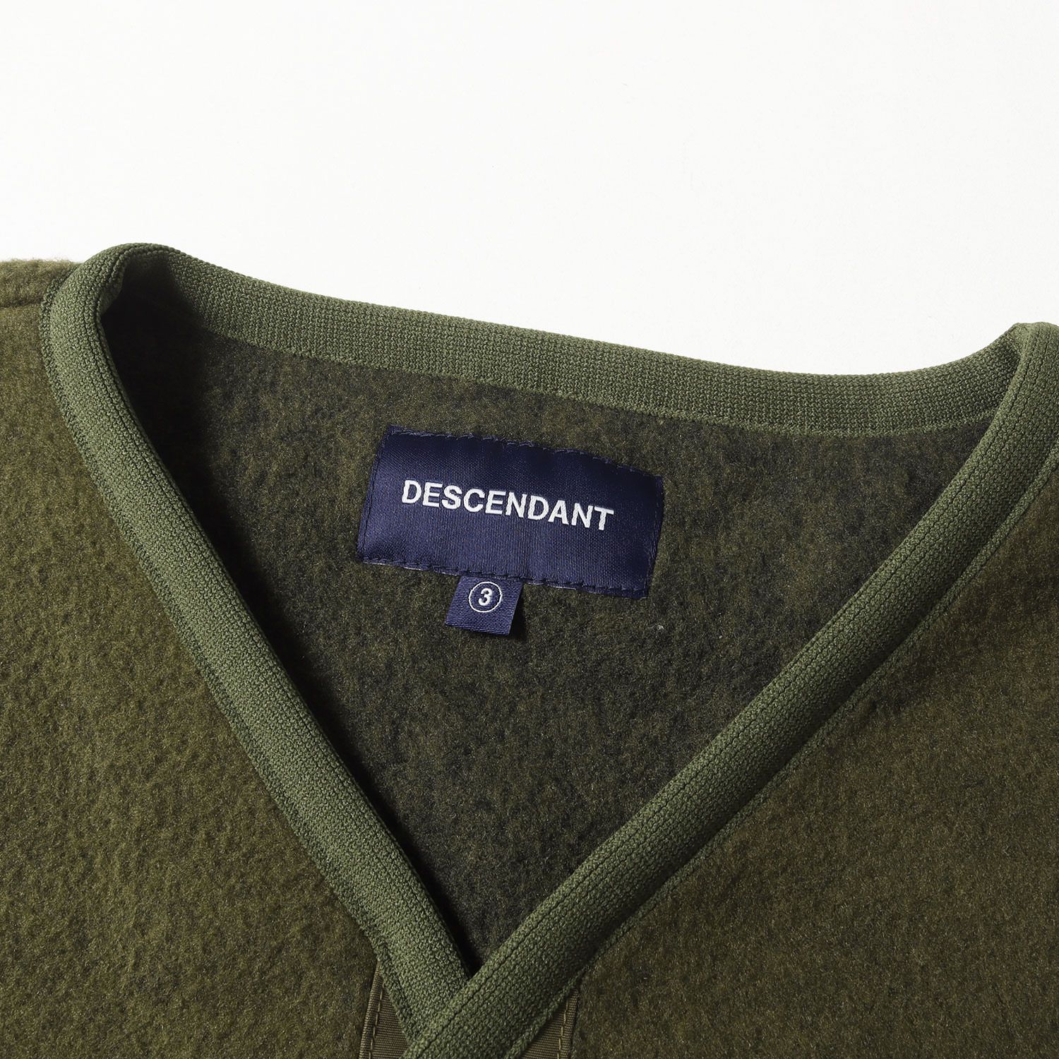 ディセンダント　カーディガン DESCENDANT/NURSE KNIT CARDIGAN (BLACK)