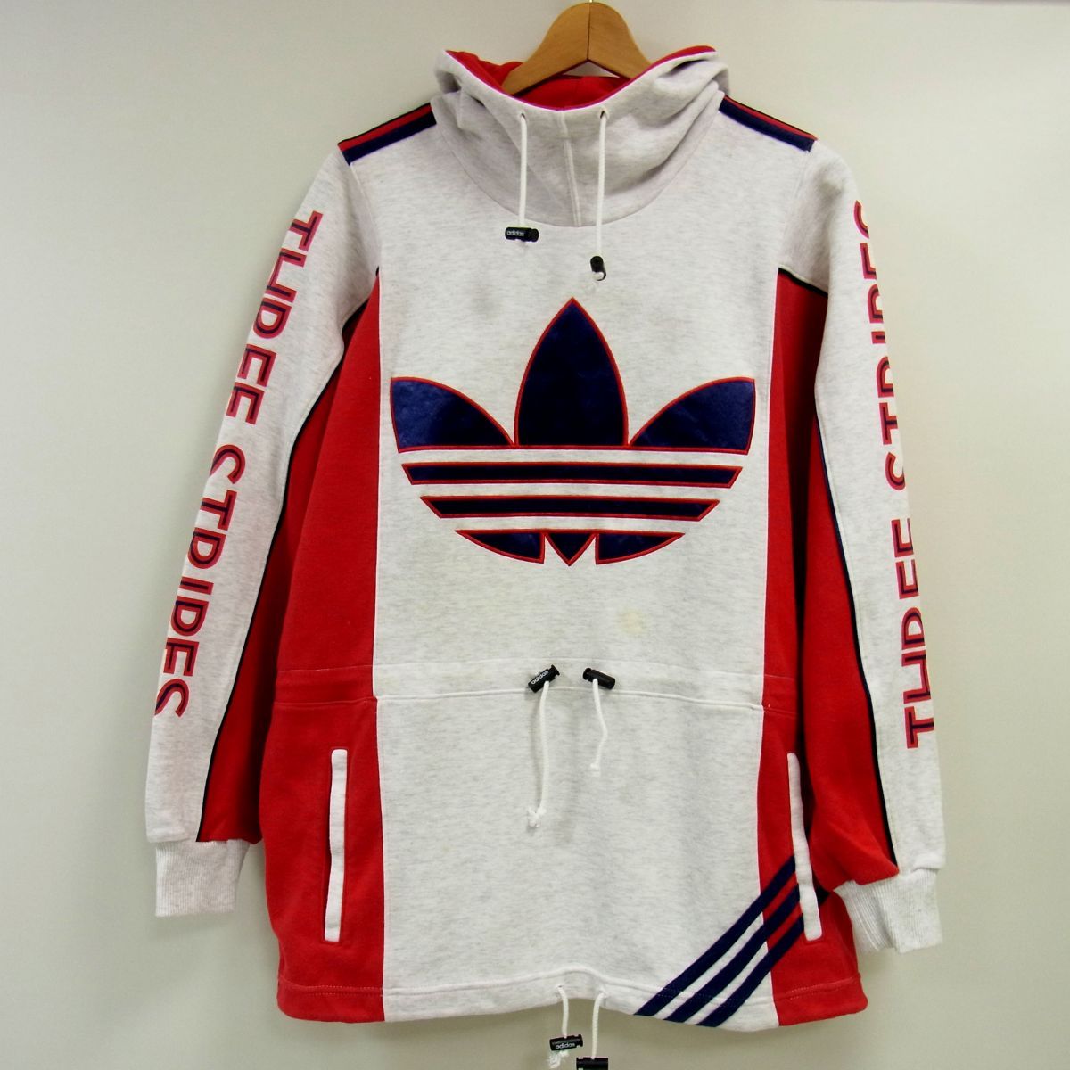 90s 銀タグ ヴィンテージ adidas アディダス ビッグトレフォイル