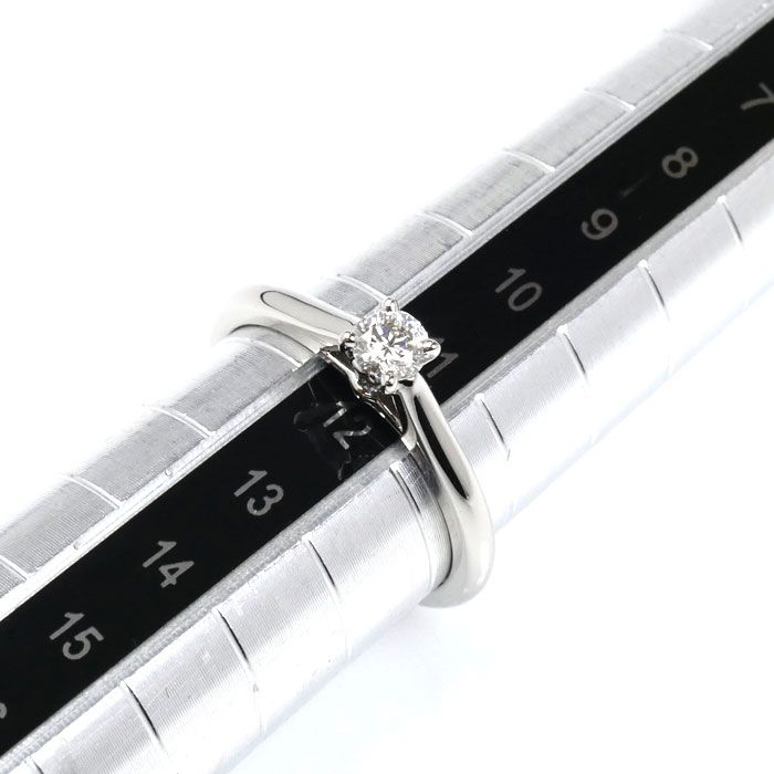 CARTIER カルティエ Pt950プラチナ ソリテール リング・指輪