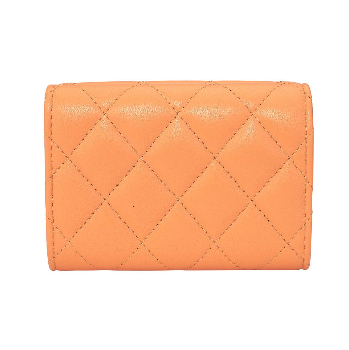 新品 シャネル CHANEL 3つ折り財布 PETIT PORTEFEUILLE A RABAT