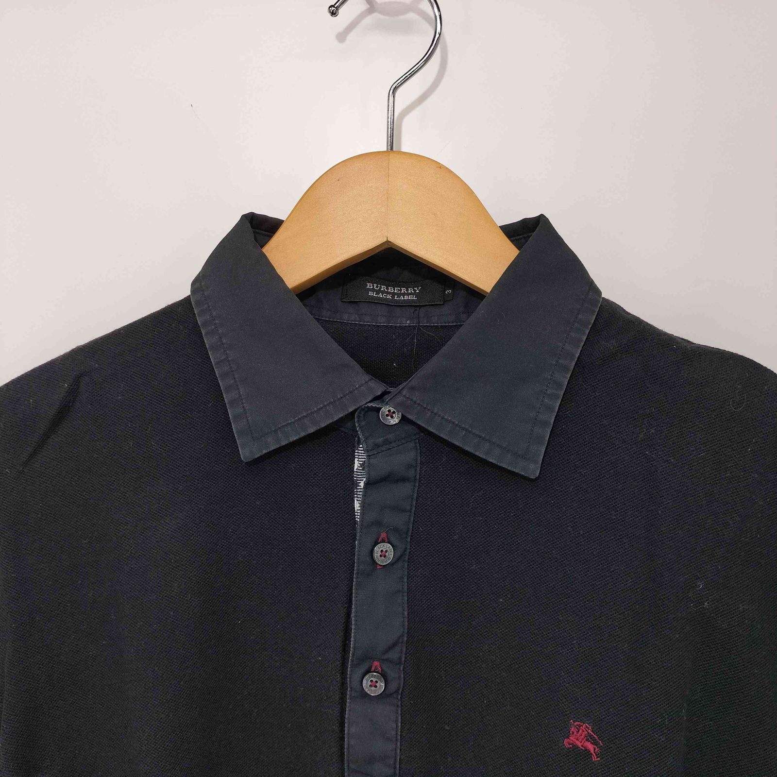 バーバリーブラックレーベル BURBERRY BLACK LABEL ホースロゴ刺繍