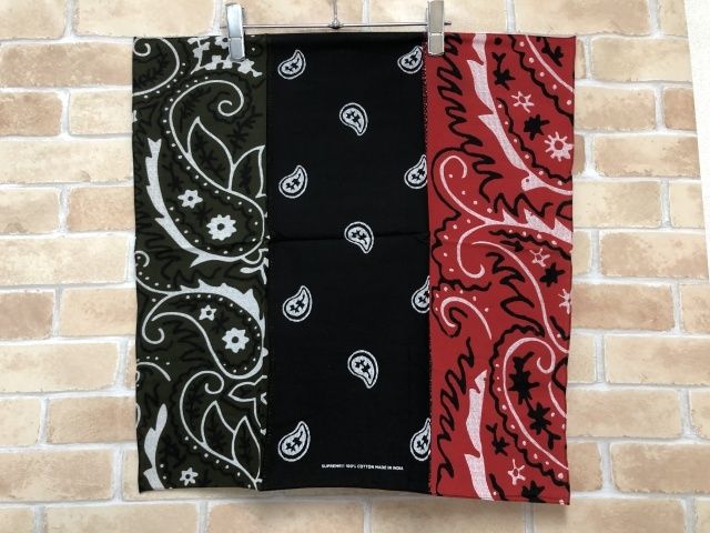 中古】 袋有 Supreme シュプリーム dead prez RBG Bandana レッド 