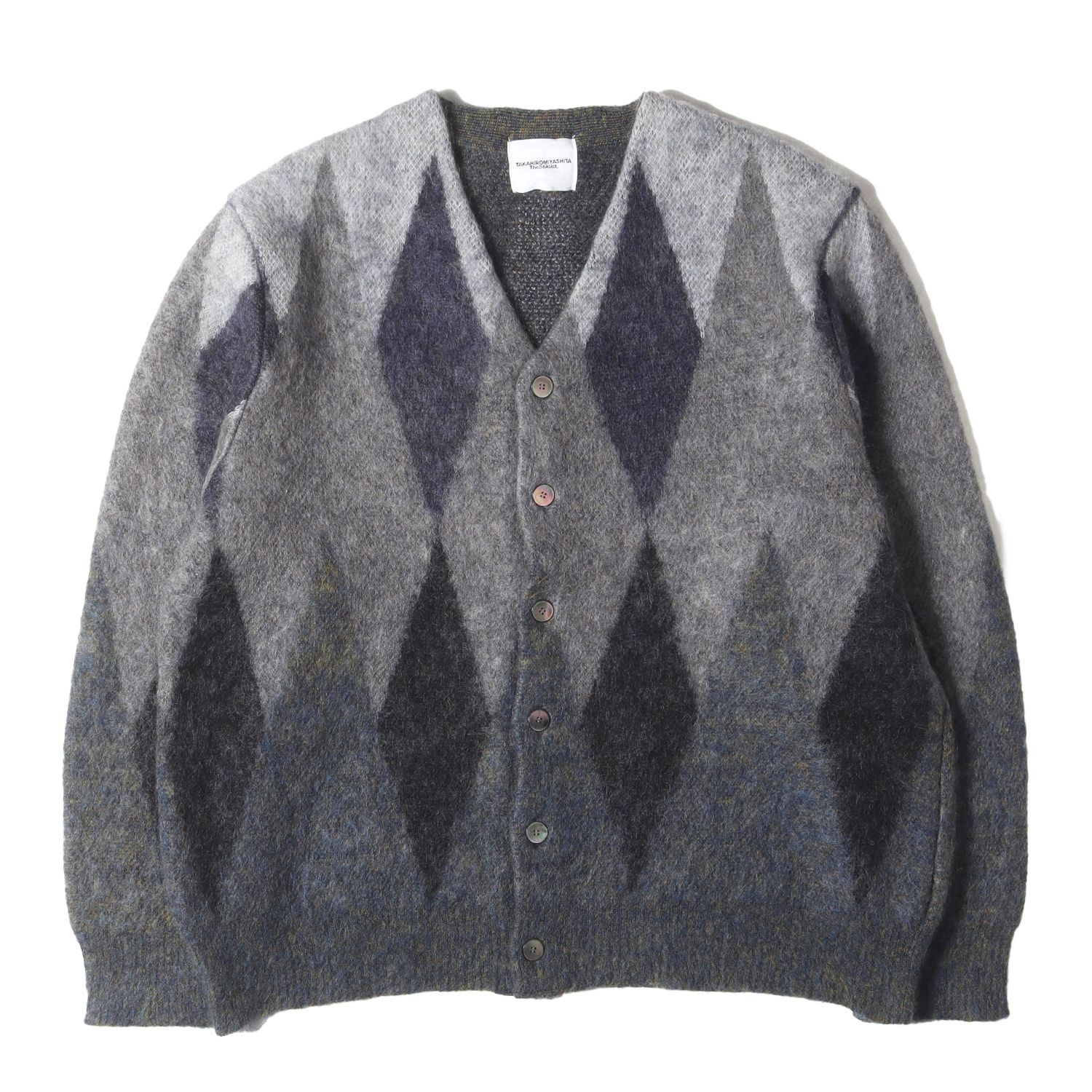 The Soloist KNIT CATDIGAN カーディガン サイズM 新品同様】TAKAHIROMIYASHITA The Soloist. カーディガン ネイビー