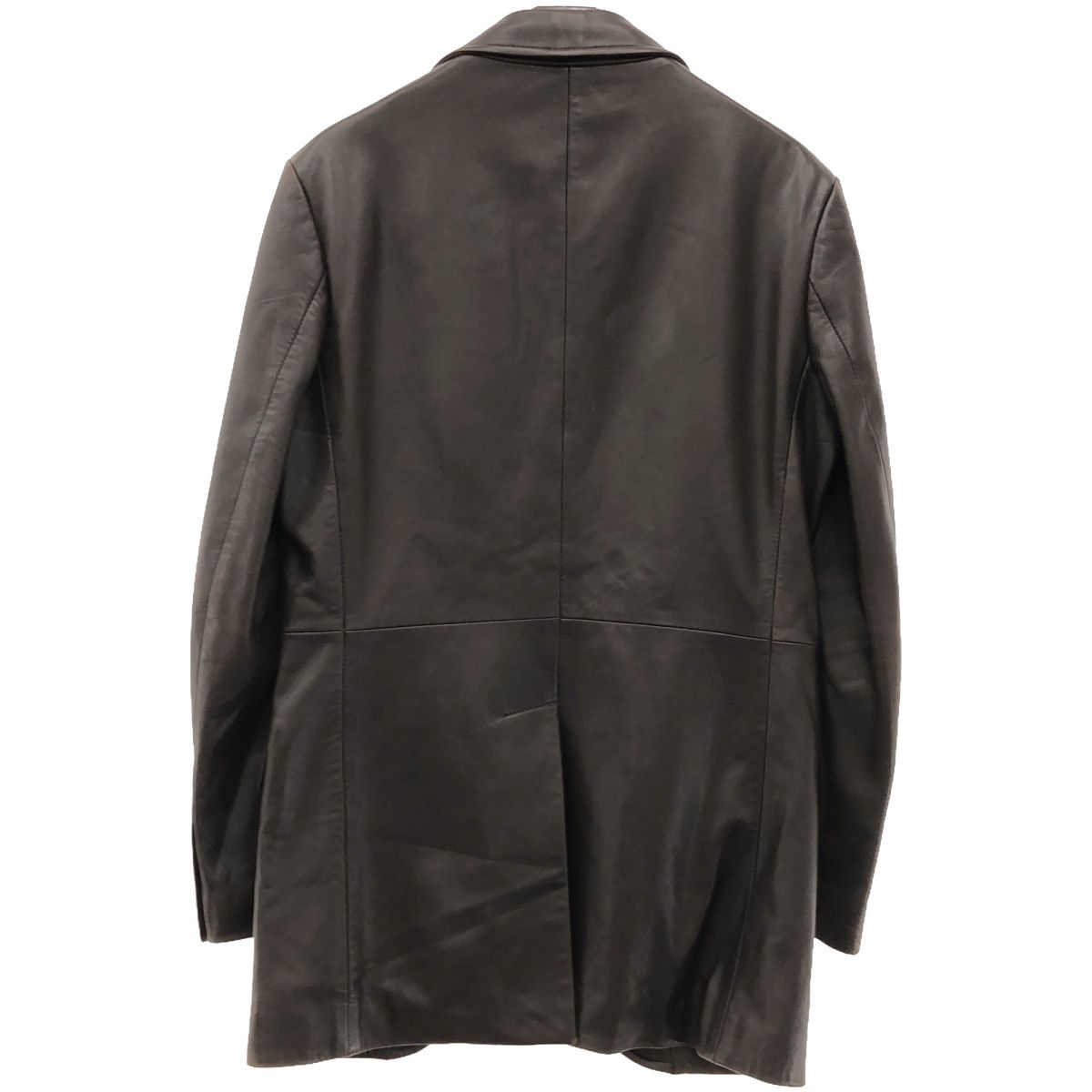 DOLCE&GABBANA ドルチェ＆ガッバーナ レザーテーラードジャケット