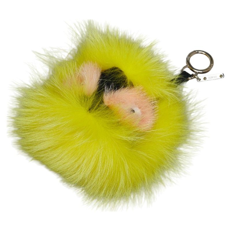 FENDI】バッグチャーム ポンポンマルチカラーファー チャーム