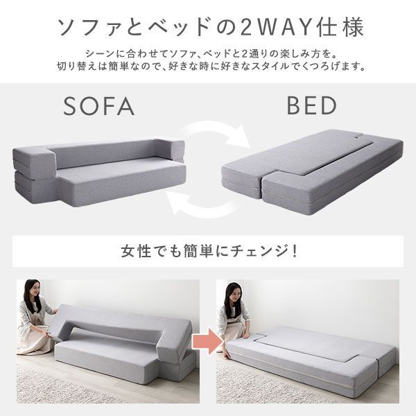 別売り カバー ウレタン ソファベッド カバー ×1 クッションカバー ×2 2人掛け グレー 洗える ウォッシャブル ソファカバー ソファーカバー ソファベッドカバー ソファーベッドカバー クションカバー 寝具 リビング インテリア雑貨 インテリア用 MARWIL-DEMENAGEMENTS_CH