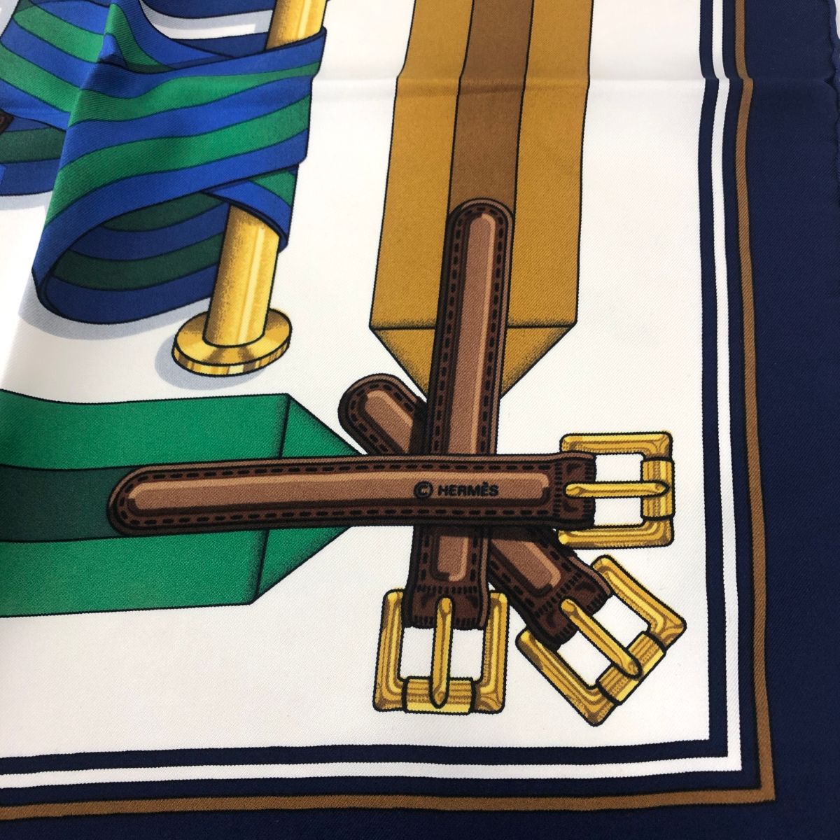 HERMES エルメス スカーフ カレ90/J 