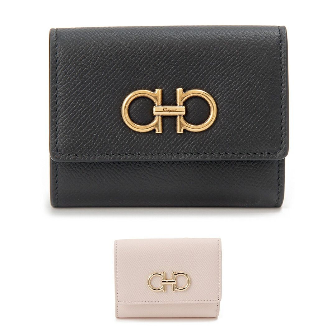 Ferragamo フェラガモ 三つ折り財布 レディース 22 0862 THE GANCINI