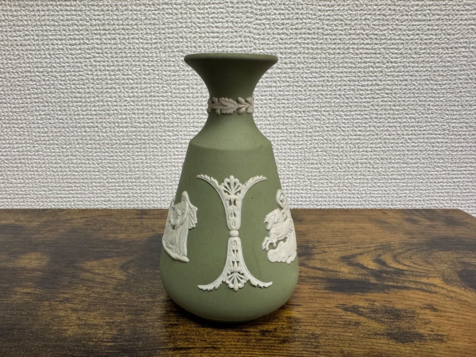 ウェジウッド　フラワーベース　新品未使用 SALE】WEDGWOOD ウェッジウッド ジャスパー フラワーベース