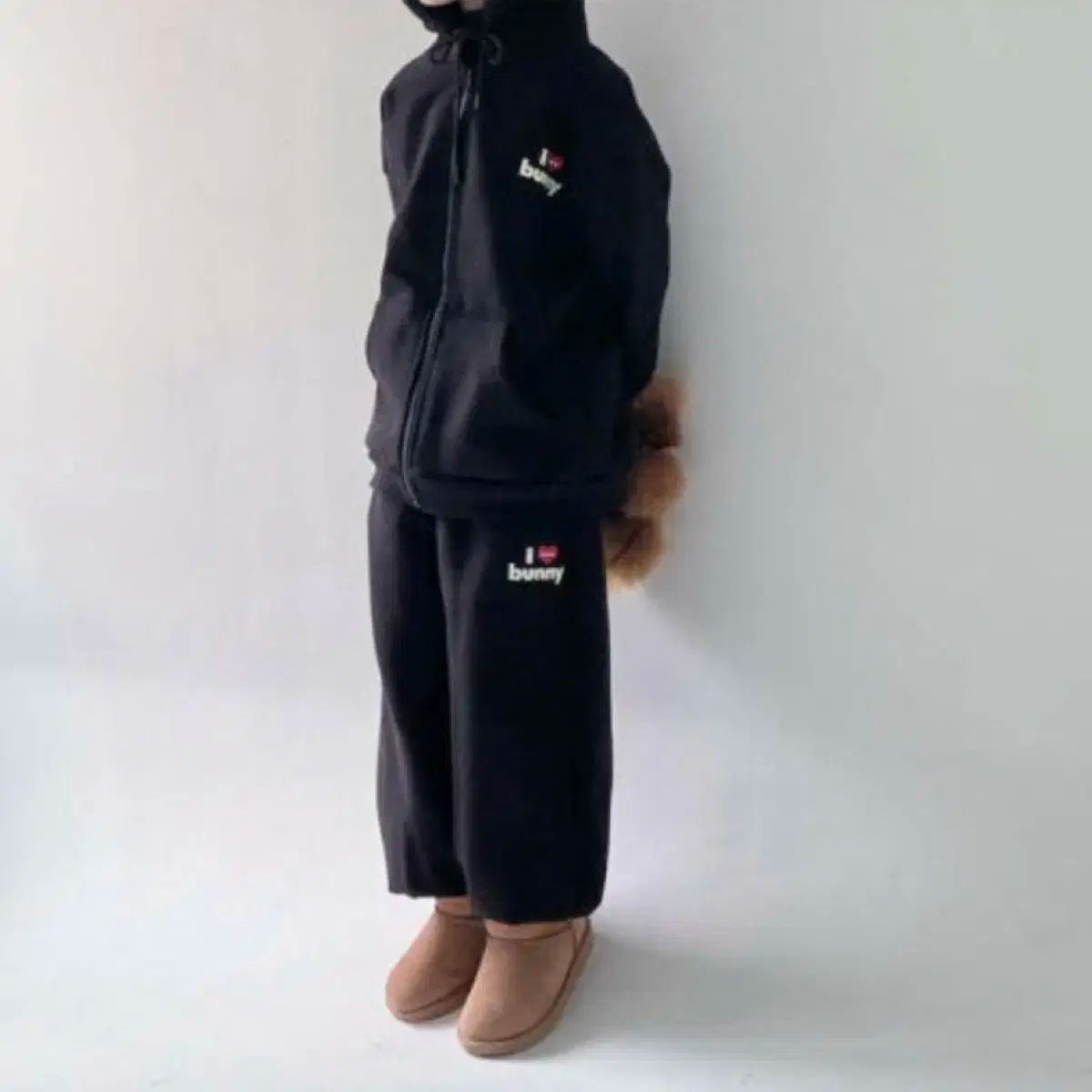 新品 ジュニア バニーパウダー 起毛ジョガーパンツ 3XL