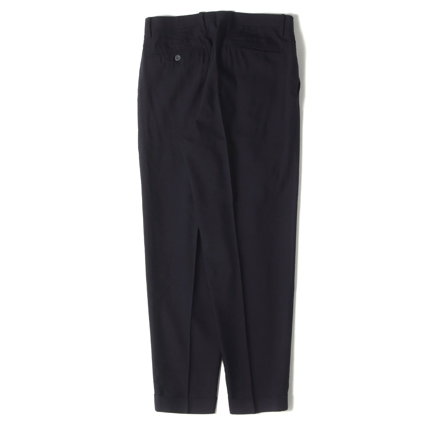 COMOLI コモリ14S03001 テーパードパンツ リネン シルク サイズ2 COMOLI 杢シルク テーパードパンツ | Less Higashikawa