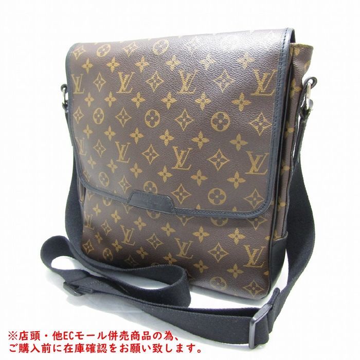 併売商品 ◆ ◆LOUIS VUITTON ルイヴィトン バスMM 斜め掛けショルダーバッグ モノグラムマカサー メンズ M1013