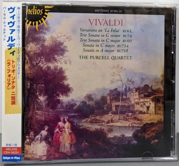 【中古CD】Variations on La Folia & Other Sonatas／Antonio Vivaldi/Purcell Quartet/ヴィヴァルディ/パーセル