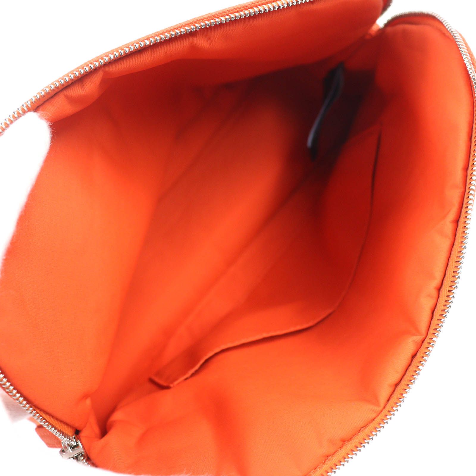 未使用品△HERMES エルメス ボリードポーチ MM コットン100％ H