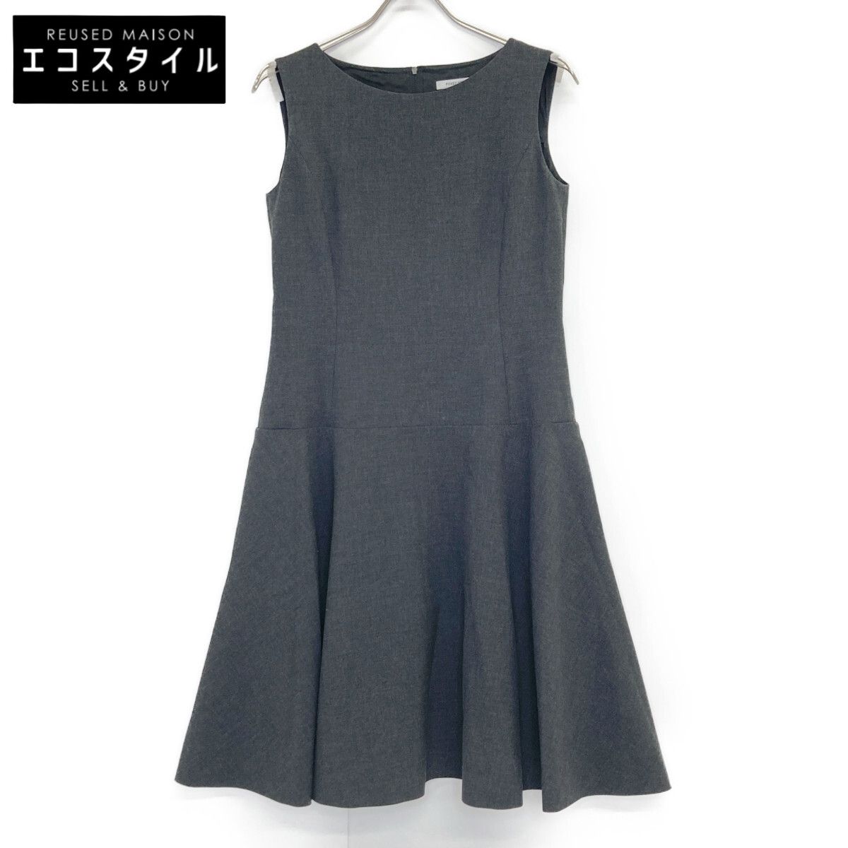 FOXEY NEW YORK フォクシーニューヨーク ﾁｬｺｰﾙ 39235 ｱﾗﾍﾞｽｸ ﾉｰｽﾘｰﾌﾞ ﾜﾝﾋﾟｰｽ 38