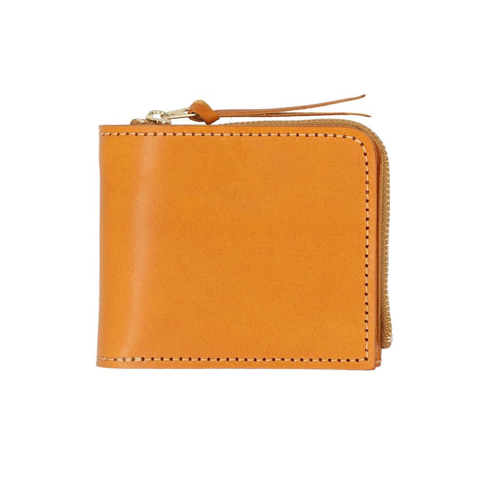 し*ん様 ミナペルホネン/Rosyロージィベージュ牛革キャメル/がま口牛革