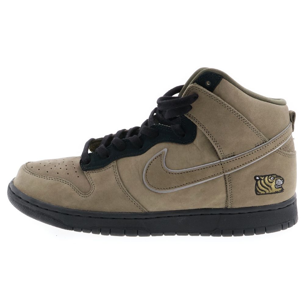 NIKE (ナイキ) ×SoulGoods DUNK HI ソウルグッズ ダンクハイ 90s ハイカットスニーカー カーキ US12/30cm DR1415-200