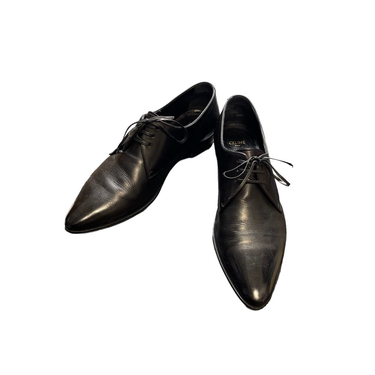 CELINE レザーシューズ CELINE - 美品 セリーヌ CELINE ジャクノ レザーシューズ モンク