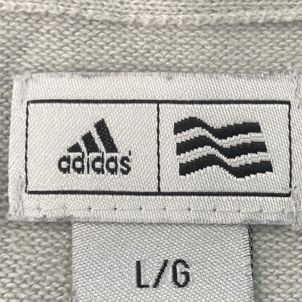 サイズ：L ADIDAS GOLF アディダスゴルフ Z88687 ハーフジップ ニットセーター  グレー系 [240101269504] ゴルフウェア メンズ ストスト