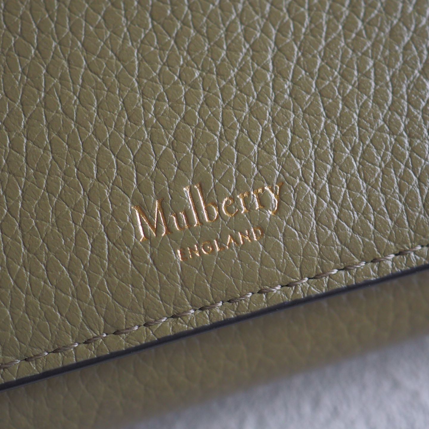 未使用極美品☆ マルベリー Mulberry 3つ折り財布 コンパクト 