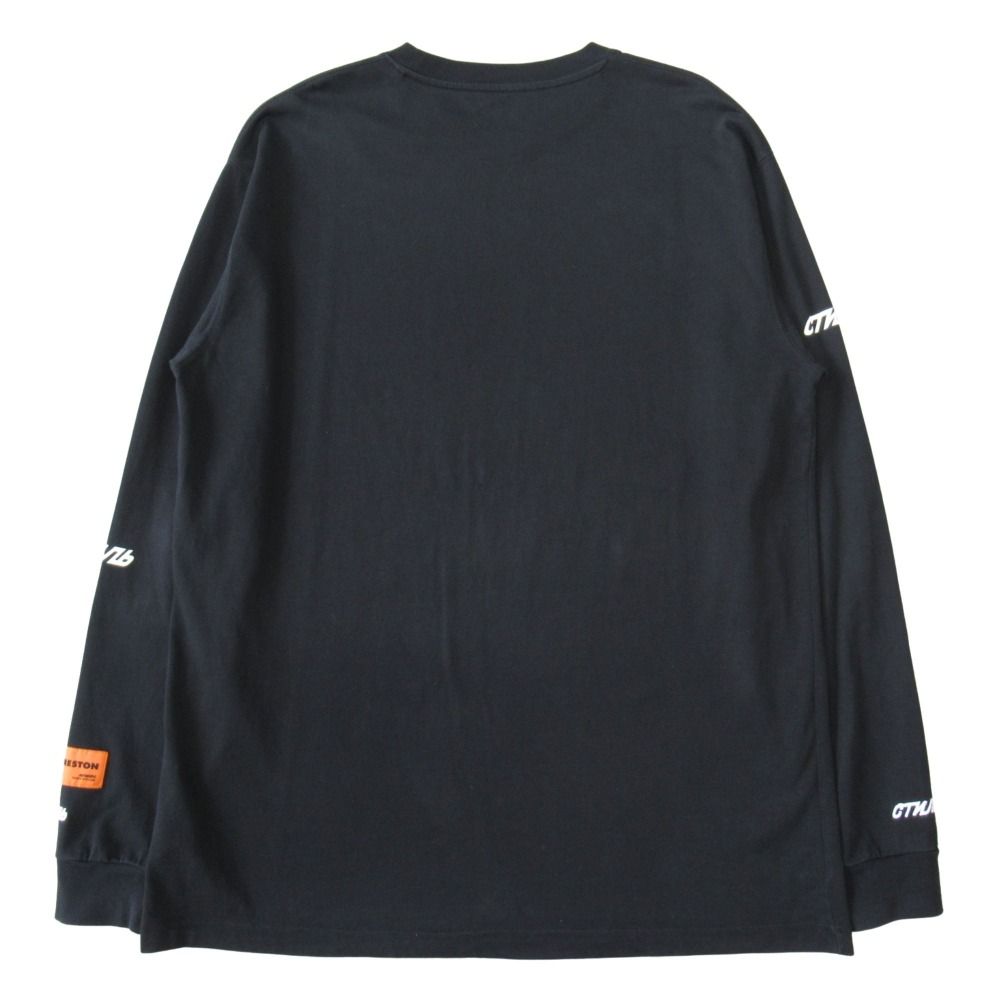 美品 HERON PRESTON ヘロンプレストン オーバーサイズ ロング Tシャツ  