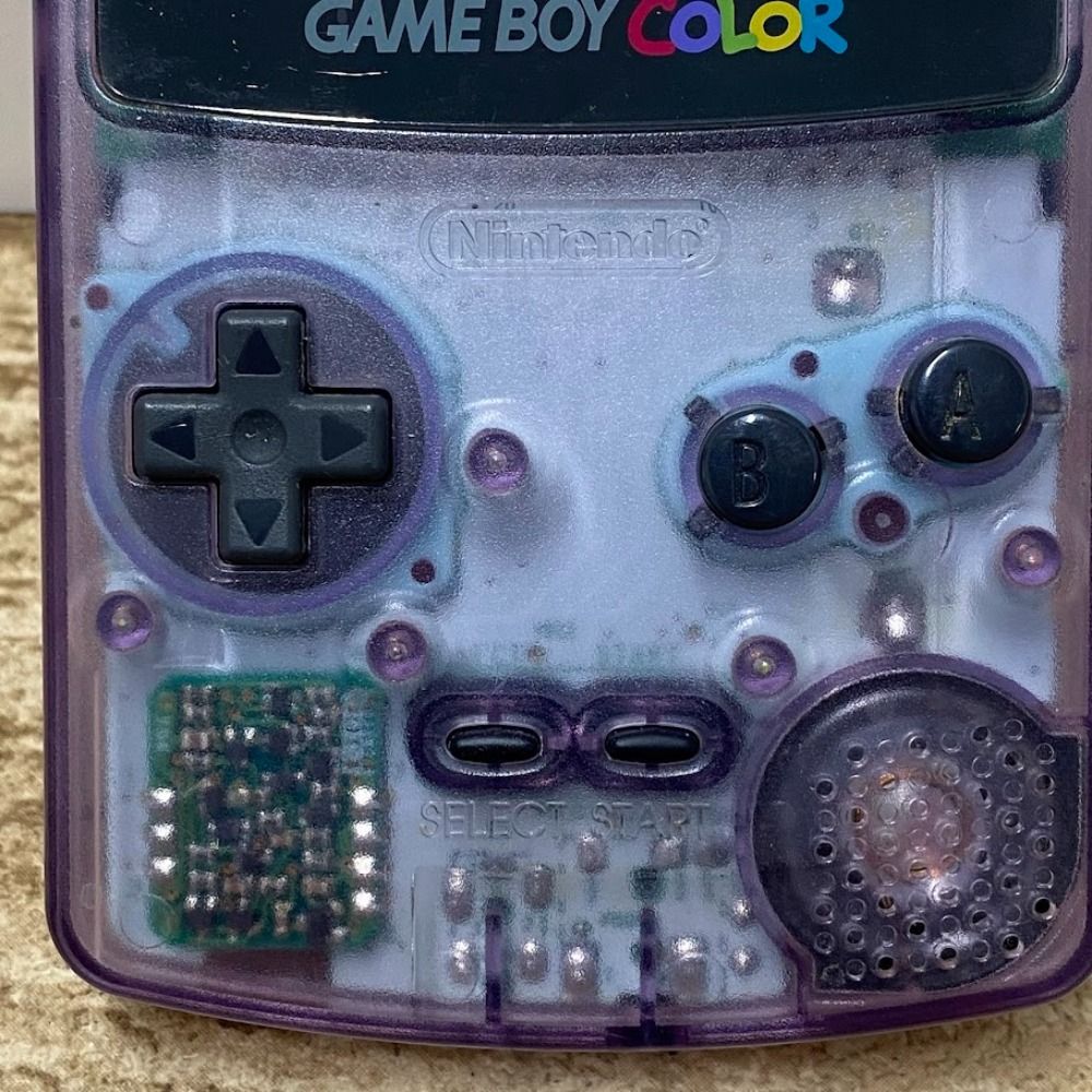 08w13401 品 ゲームハード ゲームボーイ クリアパープル GBC