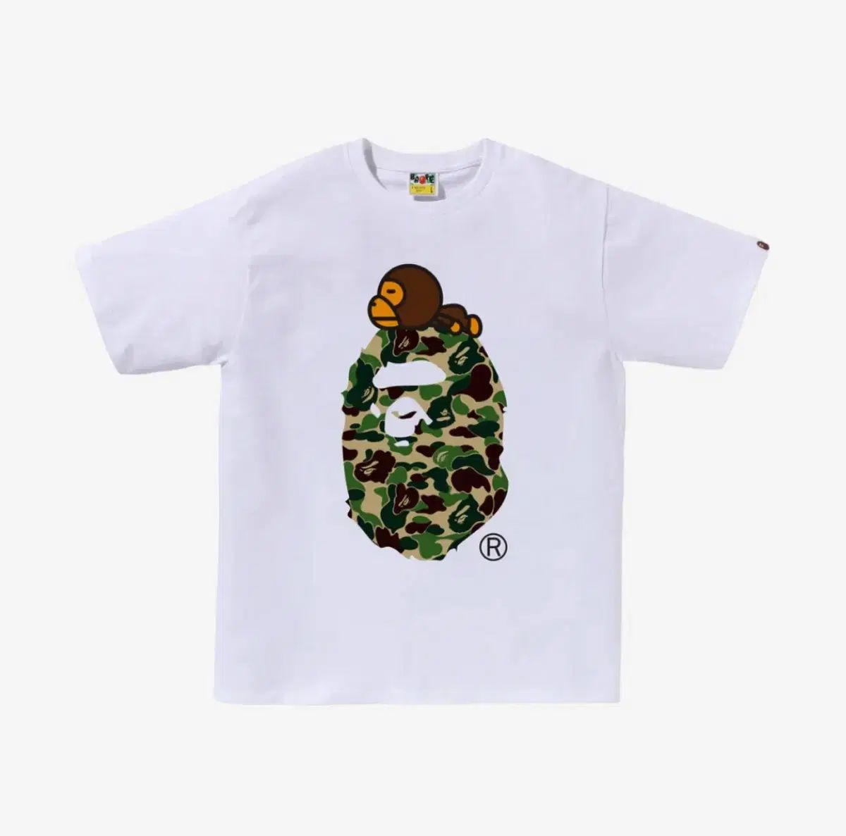 A BATHING APE アベイシングエイプ abc カモフラージュ マイロ オン ザ ベイプ 緑 S XL