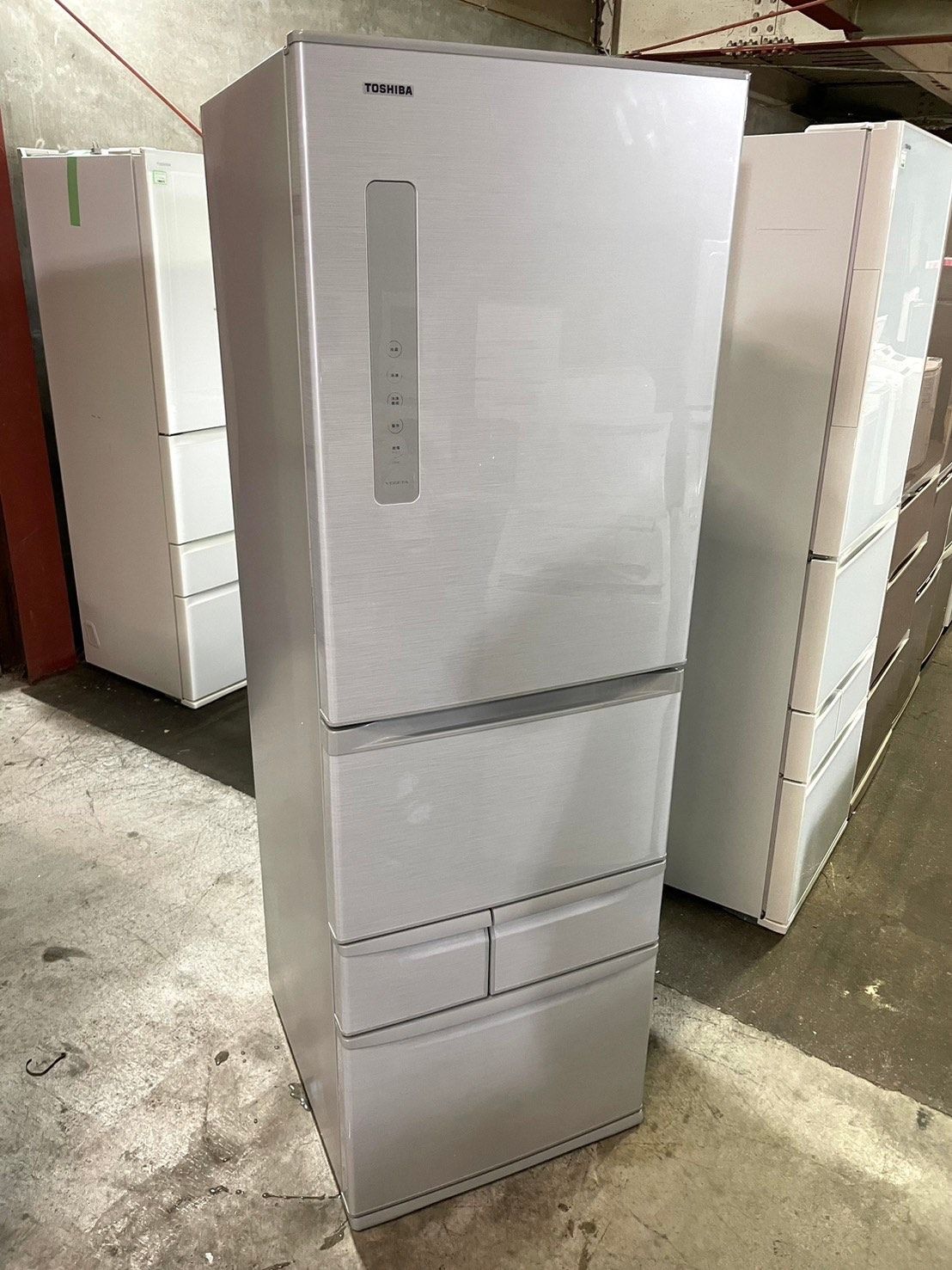 送料無料 美品 東芝 冷蔵庫 GR-F43G 2013年 251012 大阪送料無料☆3か月保障付き☆冷蔵庫☆2013年☆東芝☆5ドア☆GR-F43G