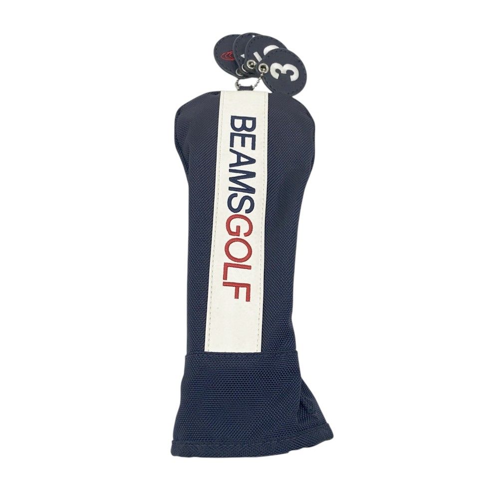 【即決】BEAMS GOLF ビームスゴルフ ヘッドカバー ネイビー系 パター ピン型 [240001299457]【中古】ゴルフウェア BEAMS GOLF ビームス ゴルフ ヘッドカバー 3点セット ネイビー 緑