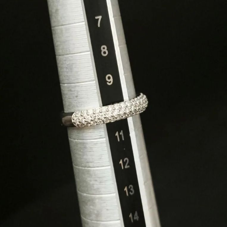 美品 天然ダイヤ】PT900 プラチナ ダイヤモンド リング 指輪 0.3