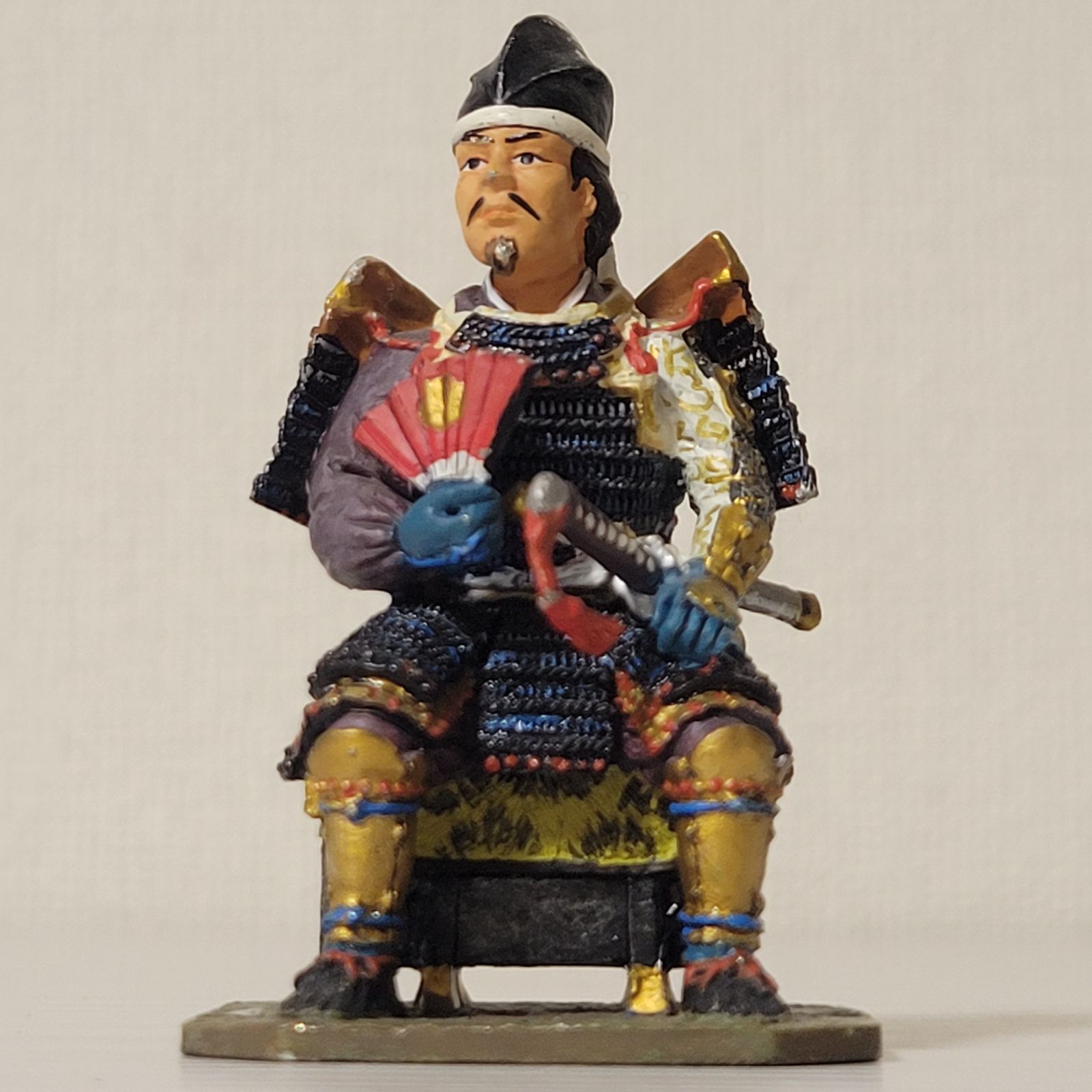 土人形　骨董品　武将 デルプラド 戦国覇王 No.37 大内義隆 フィギュア 歴史を変えた