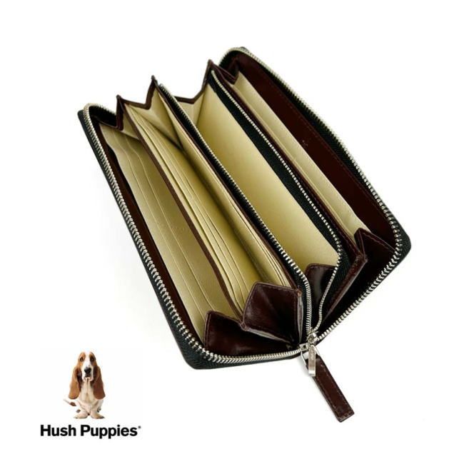 ネイビー ハッシュパピー aa005 アニリン染め 山羊革 ラウンド 長財布 楽天市場】Hush Puppies(ハッシュパピー)ラウンドファスナー 長財布