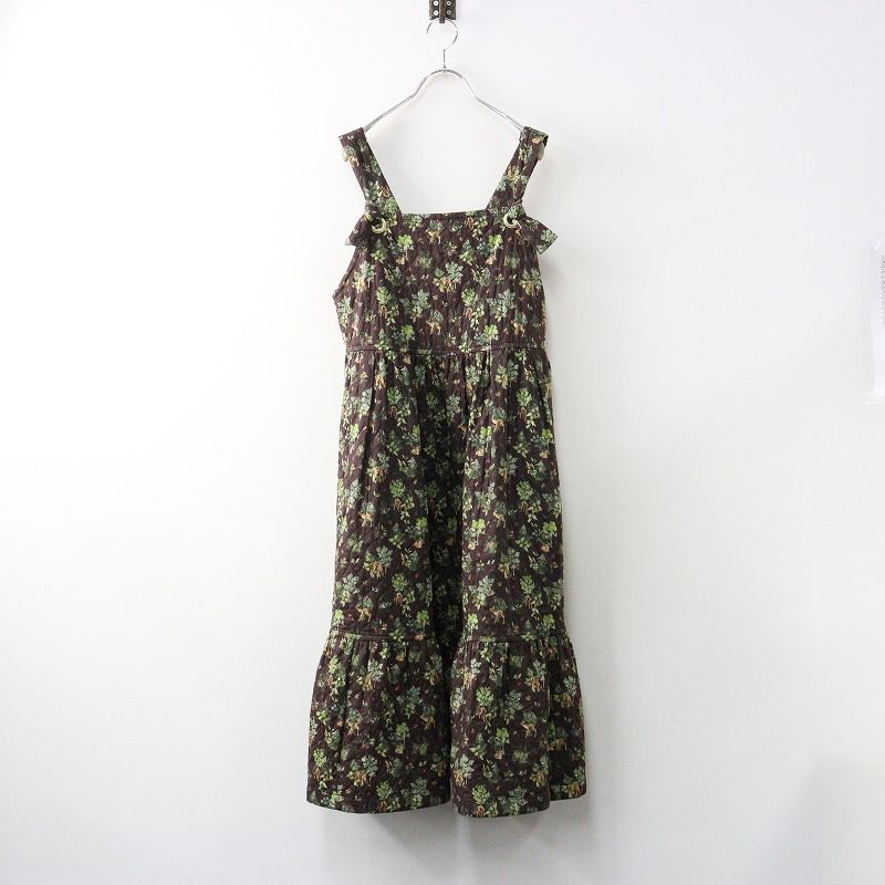 2025AW ジェーンマープル Jane Marple FOREST DELIGHTS マトラッセドレス M|ダークブラウン ワンピース フ 2400014358049