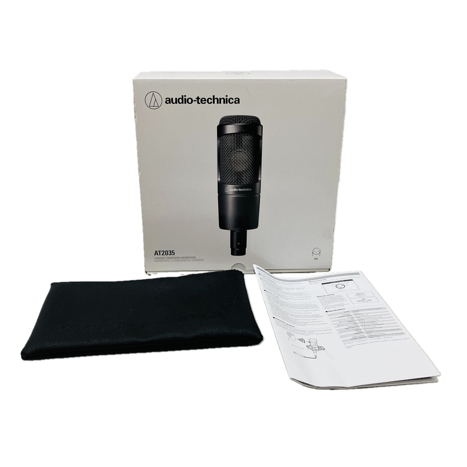 audio-technica AT2035 コンデンサー マイクオーディオ 音響機材 オーディオテクニカ C10491088