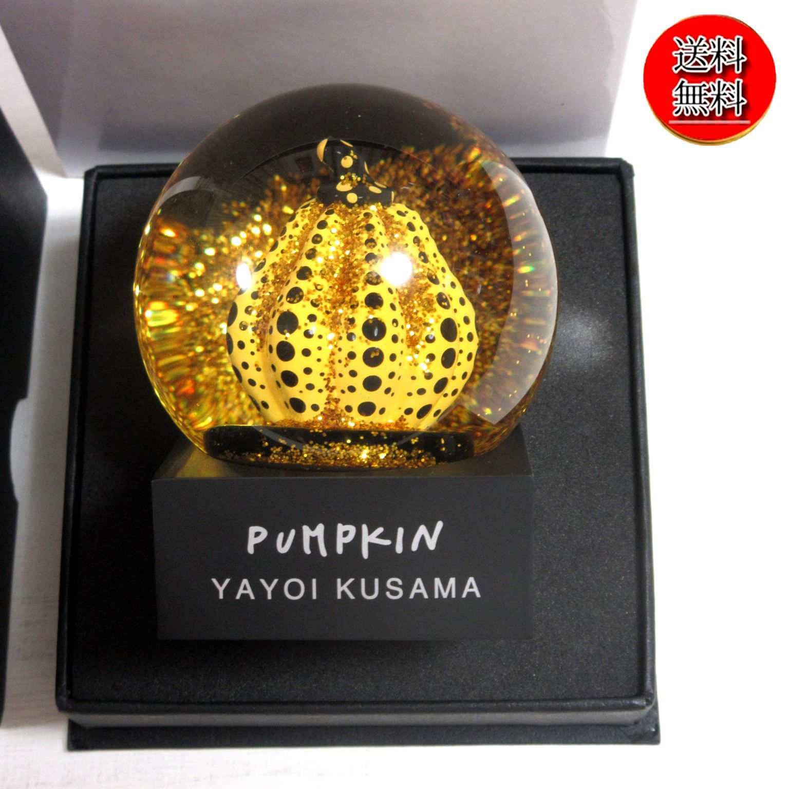 草間彌生 カボチャ （パンプキン） 黄 オブジェ ペーパーウェイト 廃盤