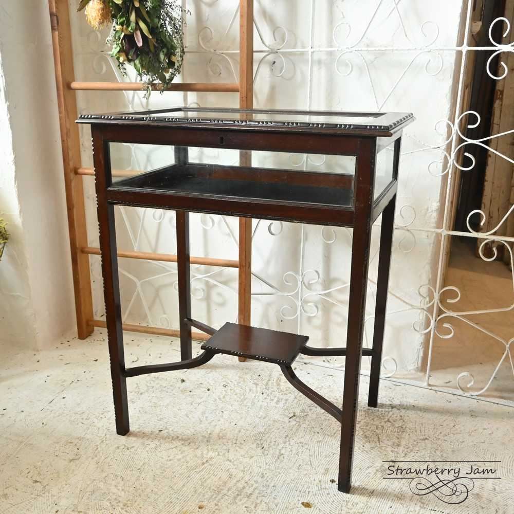 L3705-8 英国アンティーク ジュエリーキャビネット ショーケース 収納 L3705-8 英国アンティーク ジュエリーキャビネット ショーケース 収納