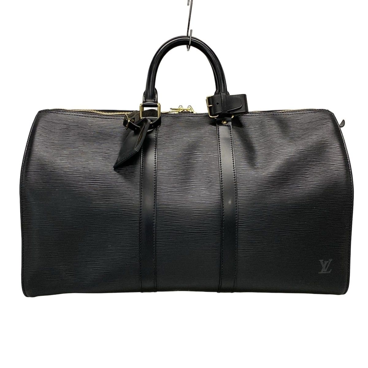 LOUIS VUITTON ルイヴィトン ボストンバッグ エピ キーポル45 M42972 ノワール レザー