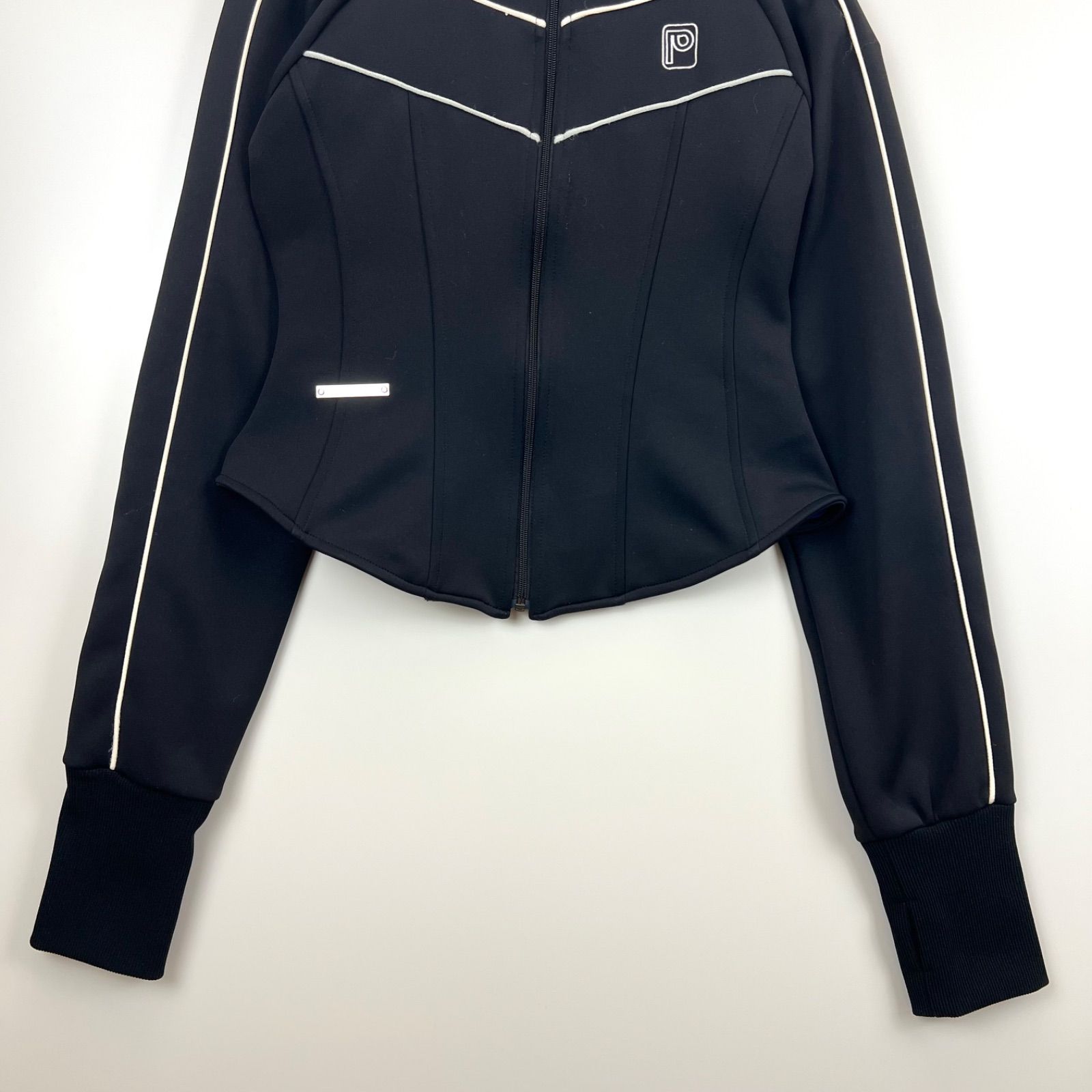 PRANK PROJECT y2k style Corset Track Jacket free black