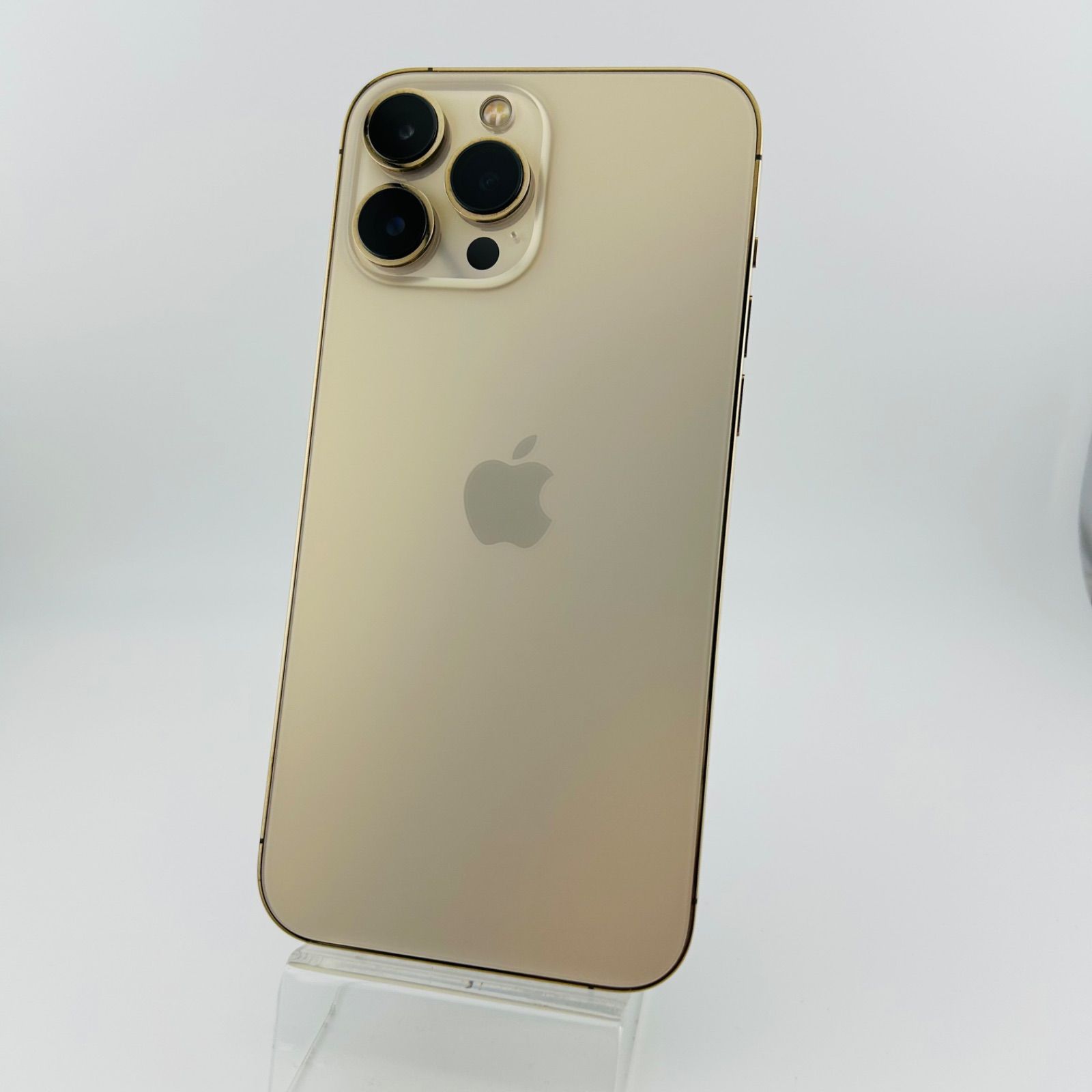バッテリー良好 iPhone13 Pro Max 256GB ゴールド SIMフリー simロック解除済 本体 動作 済 最短 X-1303