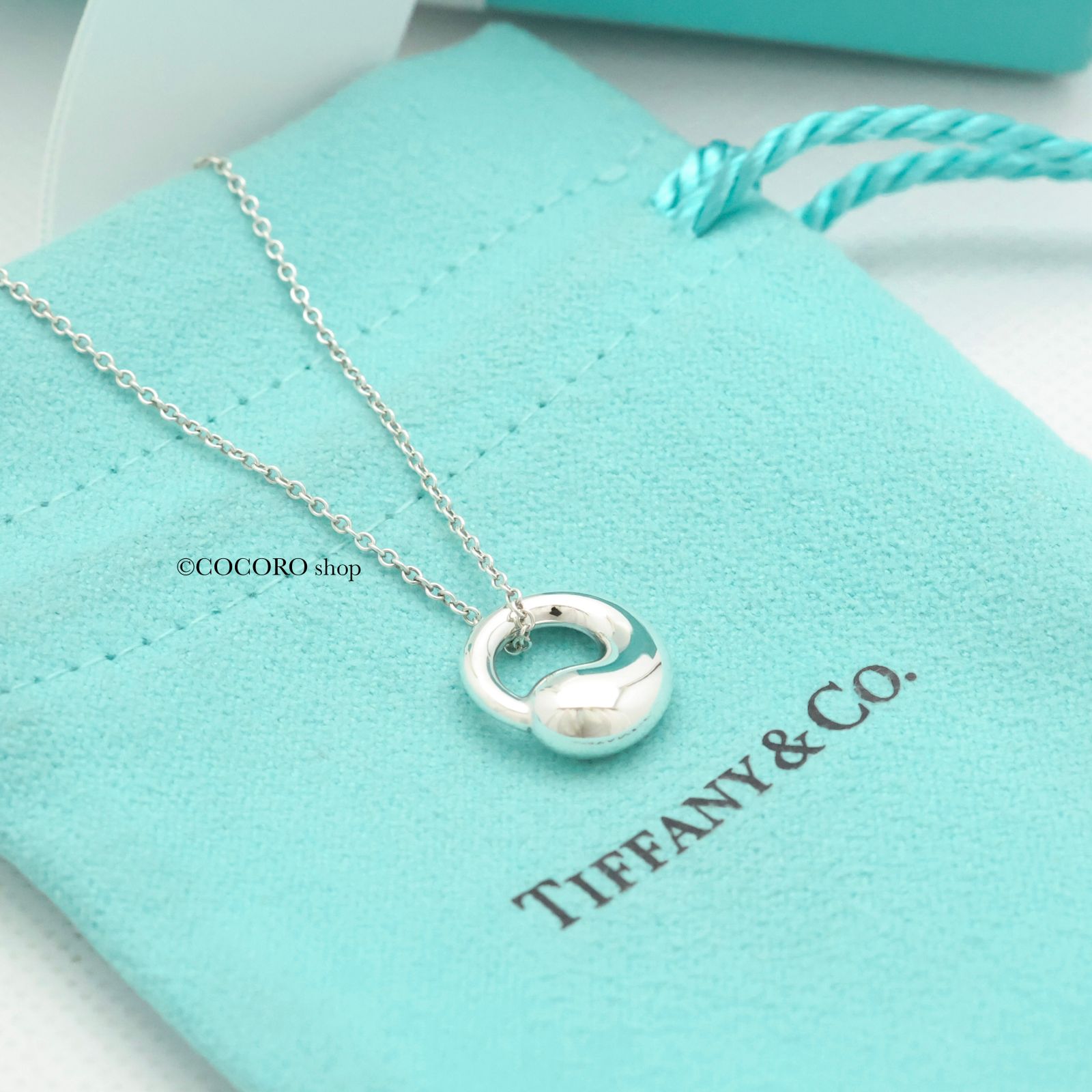 美品】ティファニー TIFFANY&Co. エターナル サークル エルサ