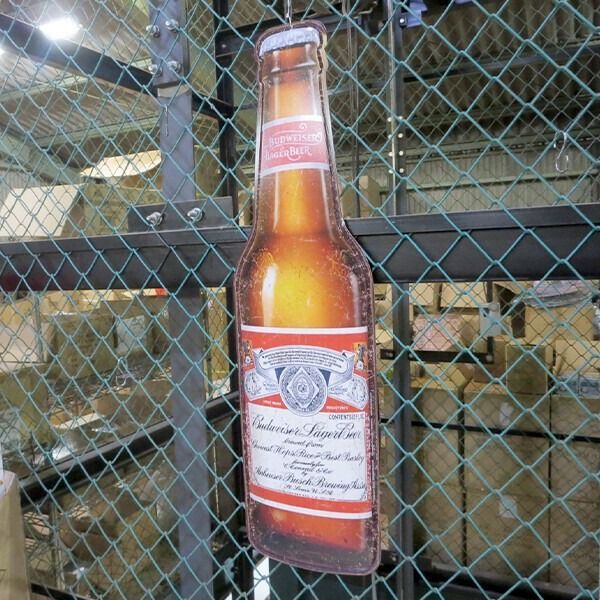 バドワイザー ブリキ看板 ボトル 1918 アメリカン雑貨