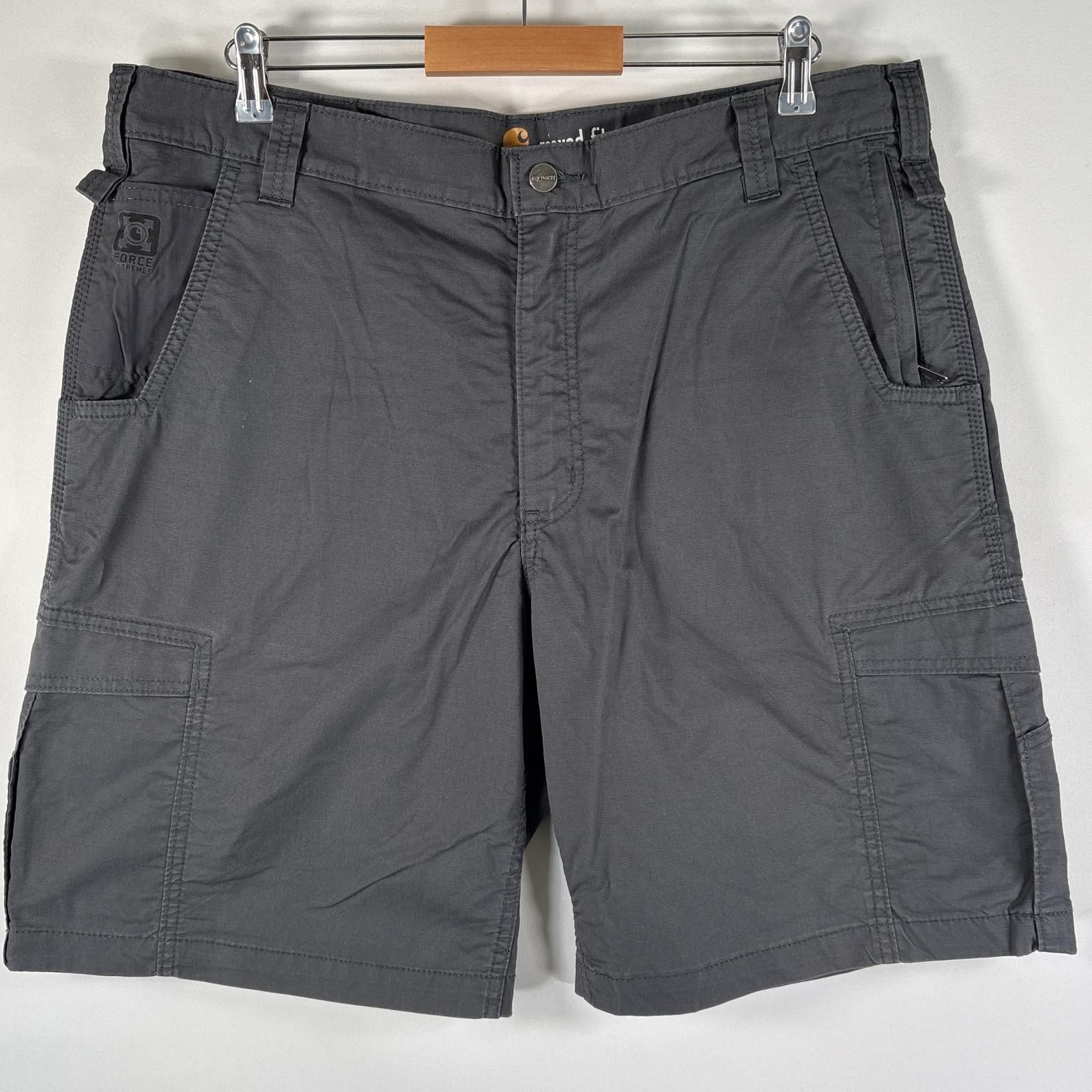 古着 カーハート Carhartt ショートパンツ 大きいサイズ ワークショーツ ワンポイント ペインター チノパン w40 グレー系 メンズ -  メルカリ