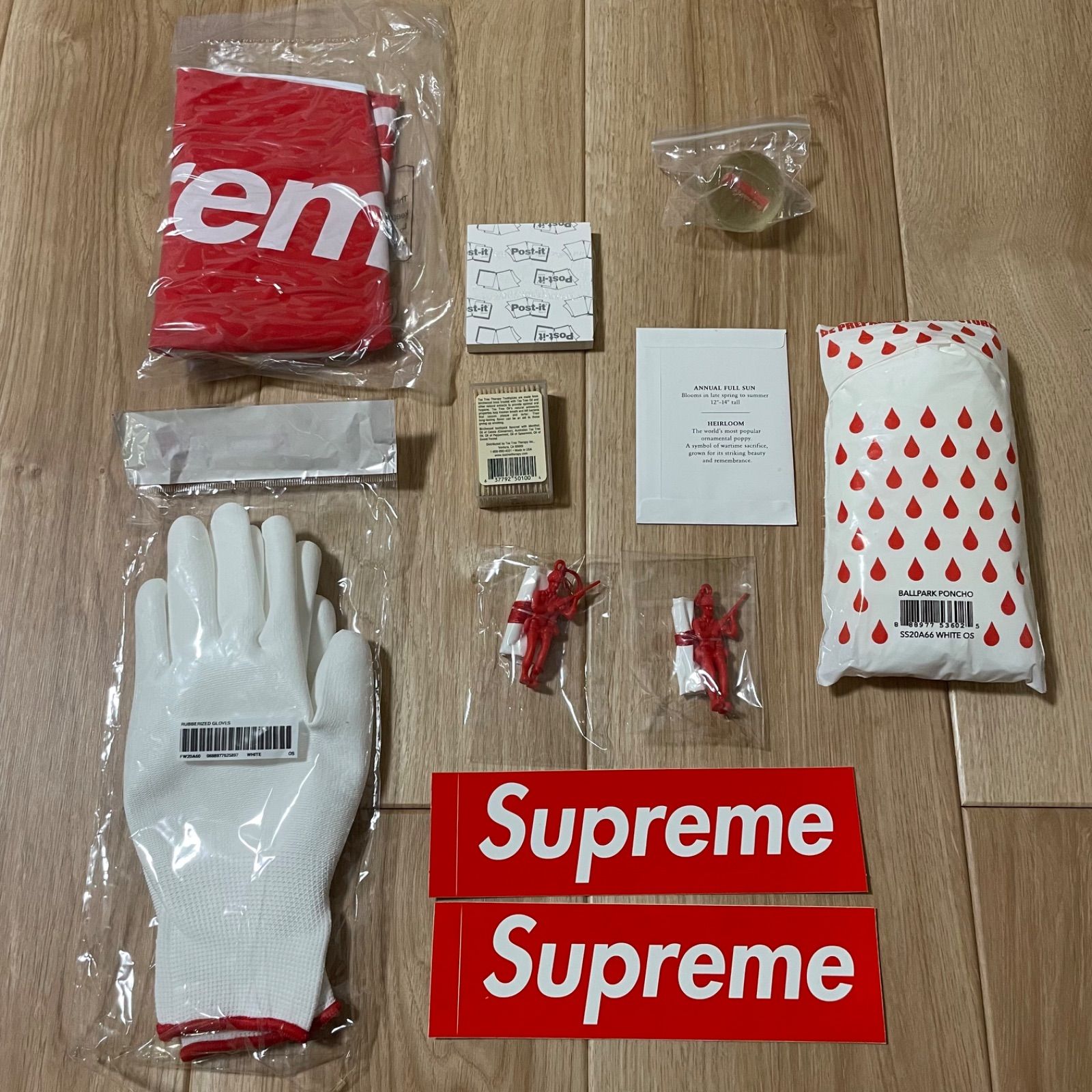 レア 巾着付】supreme ノベルティー スーパーボール ステッカー-