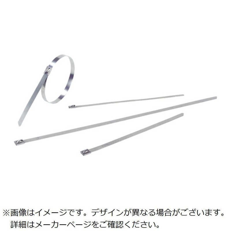 ABB TY-MET 304ステンレススチールタイ ボールロックタイプ 幅4.6 X長さ520 mm 100本入り YLS 4.6520 A