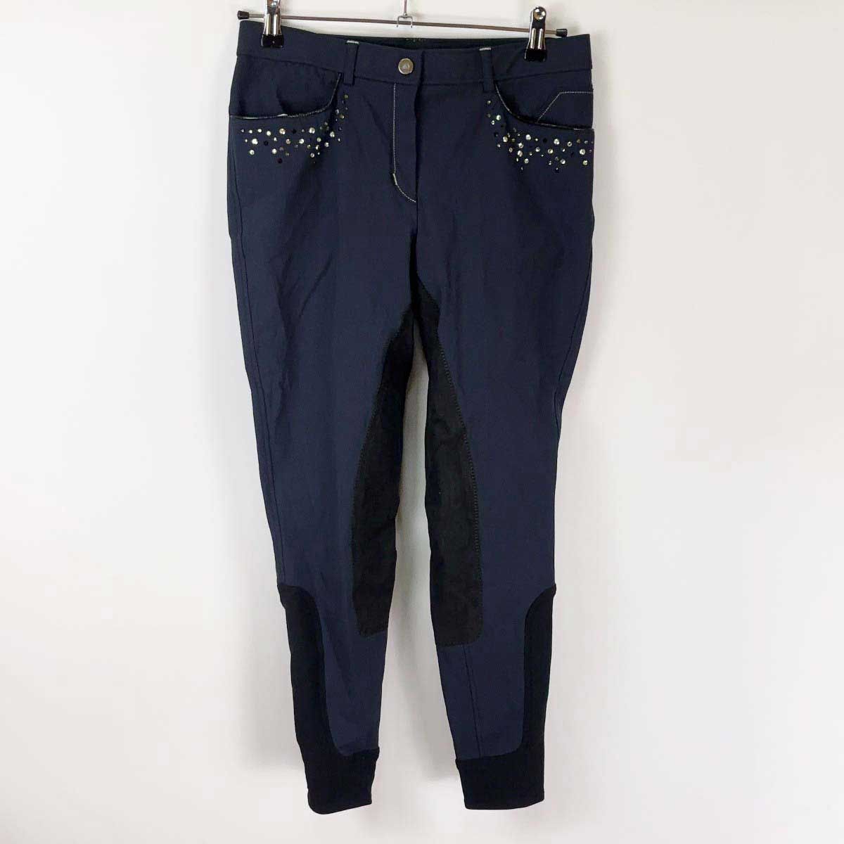 ♥ Euro Star ユーロスター Farbe 590 フルグリップ 40 ネイビー レディース 乗馬 馬術