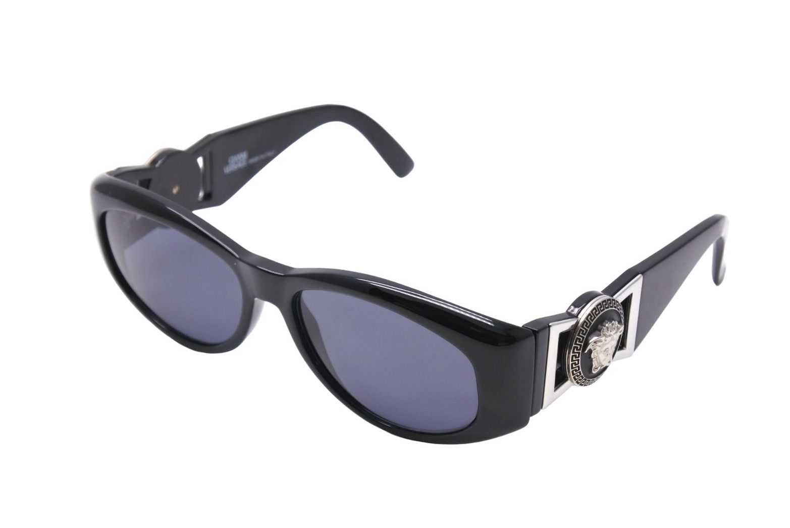 【美品希少】GIANNI VERSACE サングラス MOD424 メドゥーサ黒 GIANNI VERSACE サングラス MOD.424 ブラック メデューサ 90s