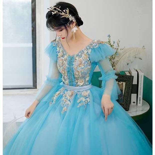 ロングドレス 演奏会 ピアノ 発表会 カラードレス 大きいサイズ 大人 ウェディング 結婚式 ステージ 衣装 袖あり カラードレス サファイア パープル レッド イエ カラードレス ロング ドレス 大人 ピアノ 発表会 ロングドレス 大きい